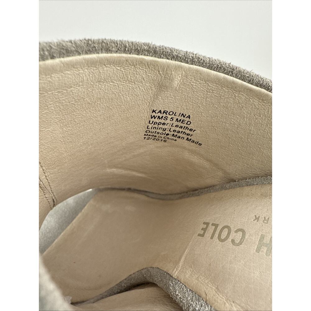 Kenneth Cole Karolina Mule Shoes Womens Light Gray Suede Open Toe Size 5 NWB - Picture 4 of 11